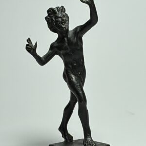 A Grand Tour Bronze Figure of the Dancing Faun, Naples, Late 19th Century