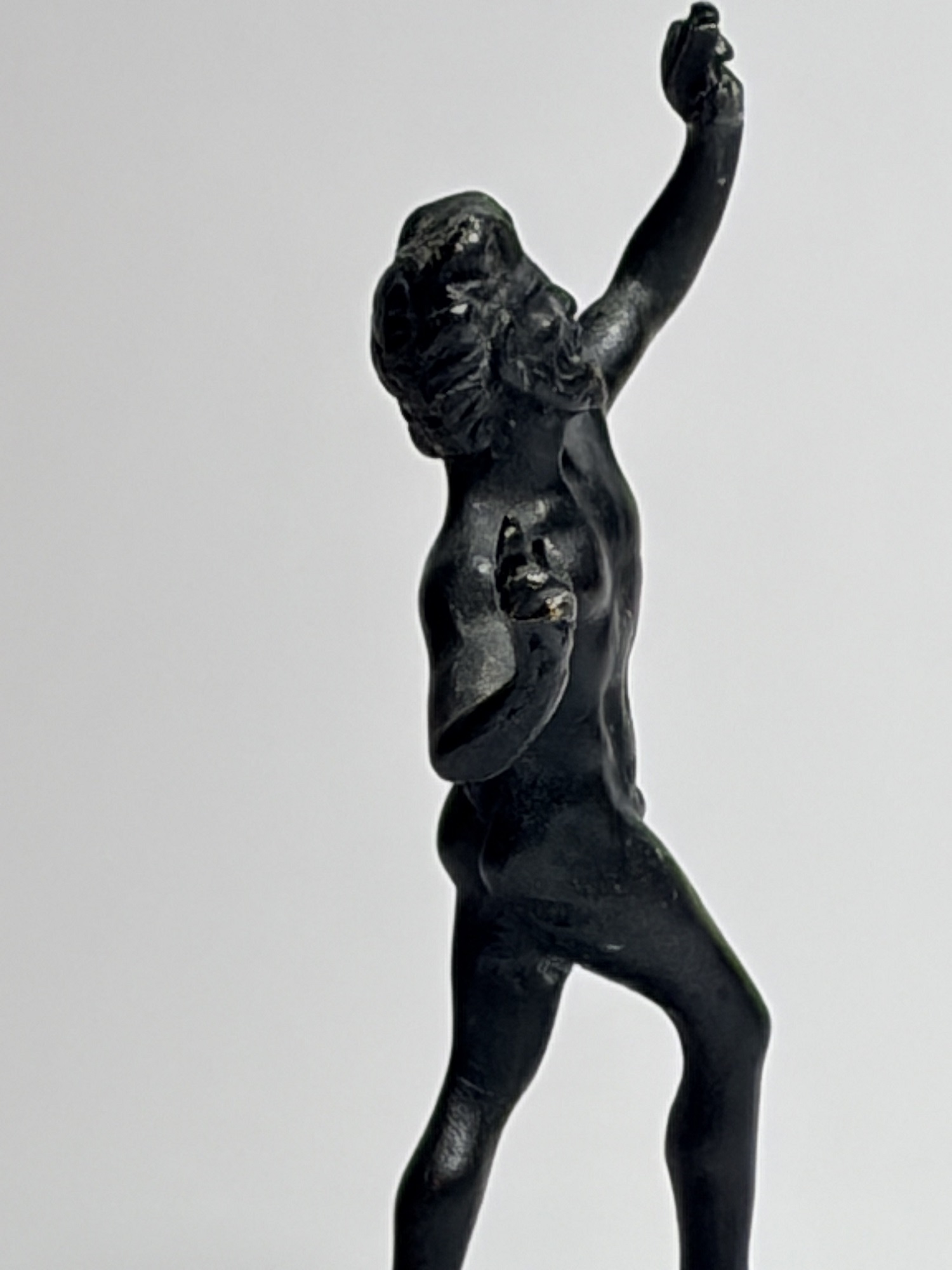 A Grand Tour Bronze Figure of the Dancing Faun, Naples, Late 19th Century - Image 4
