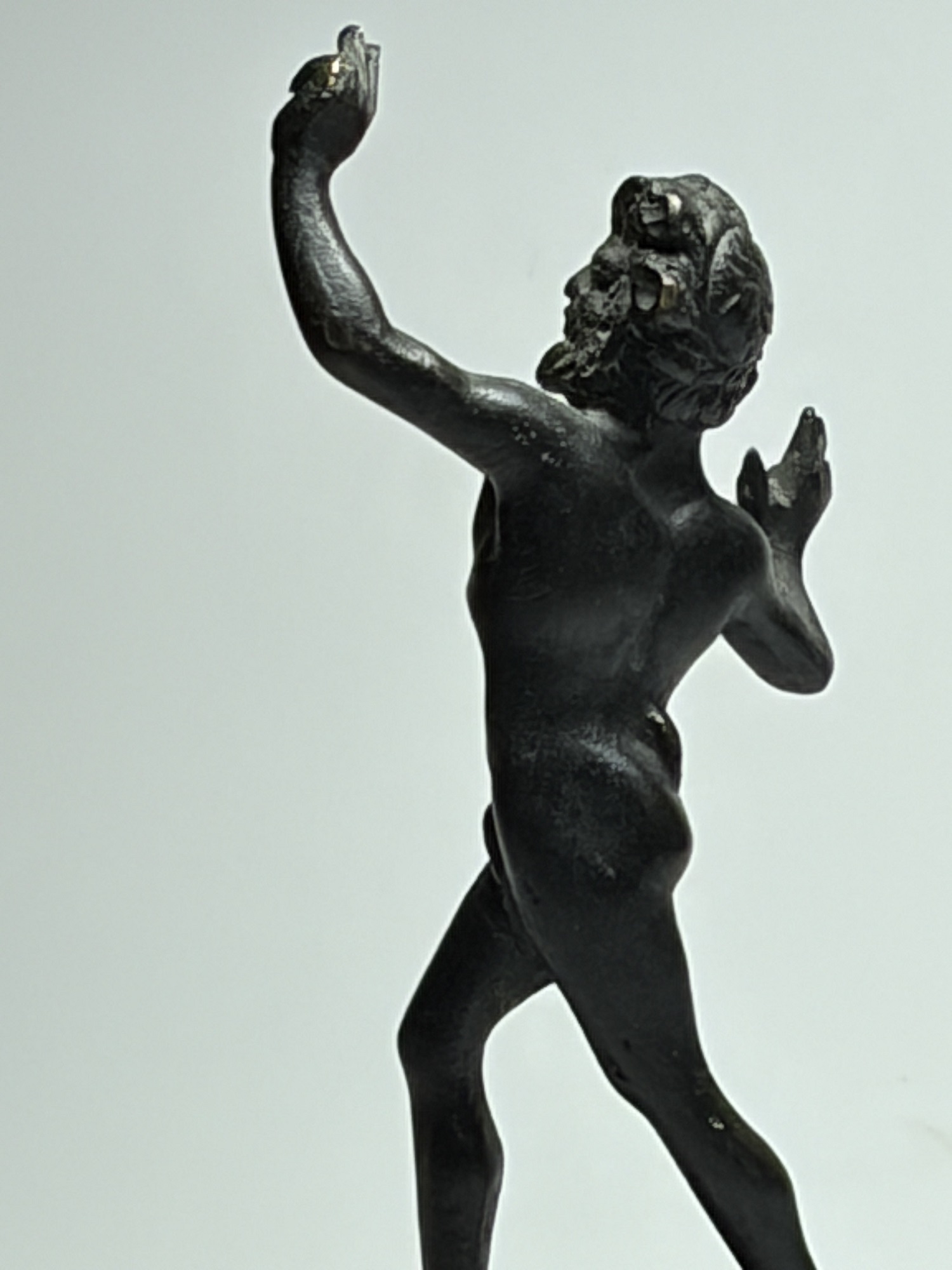 A Grand Tour Bronze Figure of the Dancing Faun, Naples, Late 19th Century - Image 6